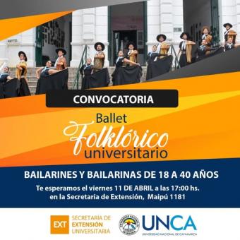 El ballet folclórico universitario abre una nueva convocatoria
