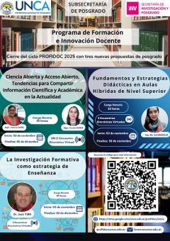 Programa de formación e innovación docente PROFIDOC – CICLO 2025