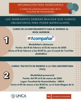 La Facultad de Humanidades extiende el plazo de preinscripción para el ciclo 2026