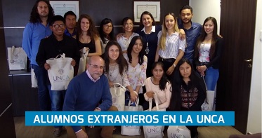 Alumnos extranjeros en la UNCA